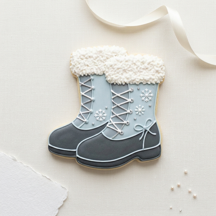 Winter Snow Boots Cookie Cutter, 3D Printed Winter Theme
