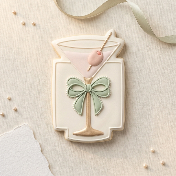 Galentine Cocktail Trio Cookie Cutter Set 3D Printed Bundle