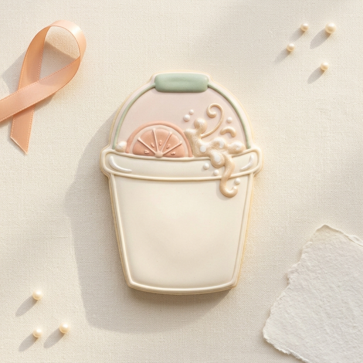Bridal Shower Spritz Ice Bucket Cookie Cutter, 3D Printed Wedding Theme