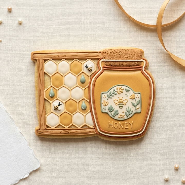Bee Keeper Cookie Cutter Set Honey Bee Beekeeper Set Bundle 3D Printed Cutters