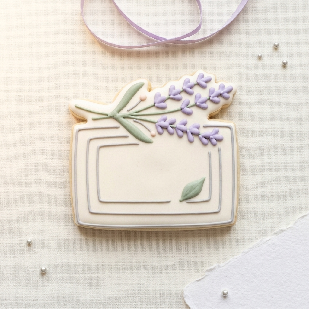 Soap Maker Mold Lavender Sprig Cookie Cutter, 3D Printed Garden Theme