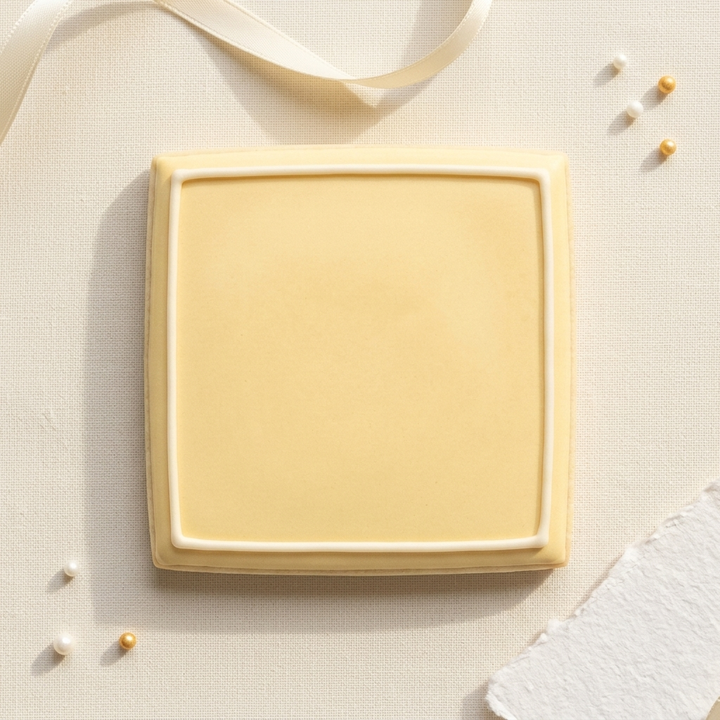 Square Cookie Cutter, 3D Printed Basic Shape for Fondant
