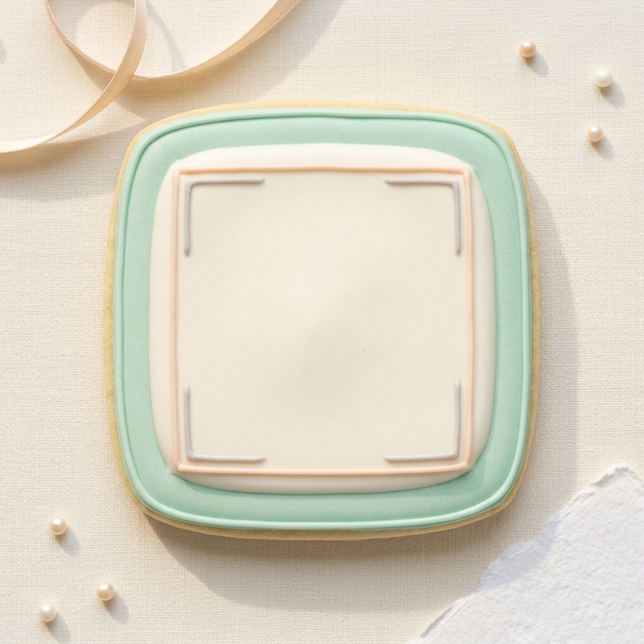 Rounded Square Cookie Cutter, 3D Printed Basic Shape for Fondant