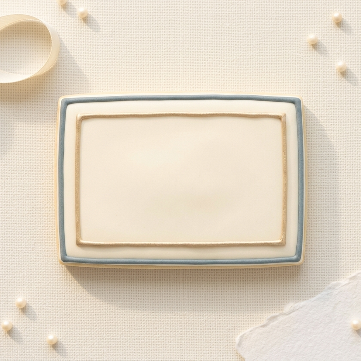 Rectangle Plaque Cookie Cutter, 3D Printed Plaque Shape for Fondant