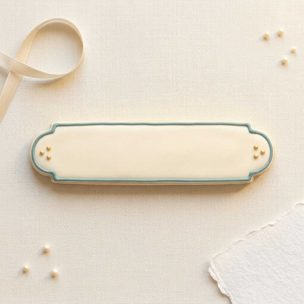 Long Skinny Rectangle Cookie Cutter, 3D Printed Basic Shape for Fondant