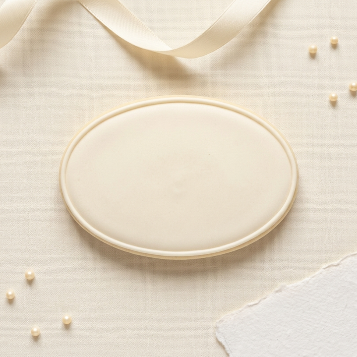 Oval Cookie Cutter, 3D Printed Basic Shape for Fondant