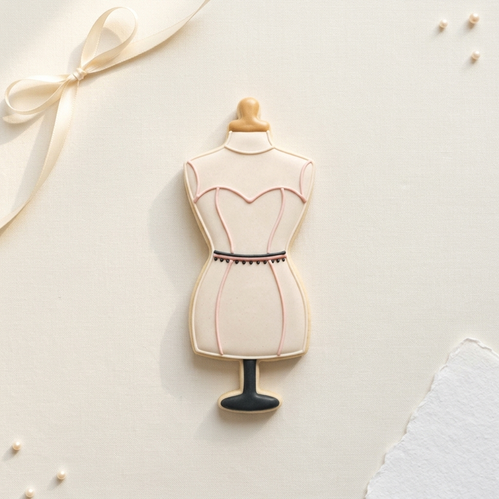 Dress Form Mannequin Cookie Cutter, 3D Printed Craft Gift