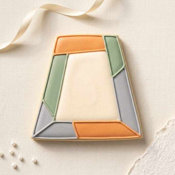 Trapezoid Cookie Cutter, 3D Printed Basic Shape for Fondant