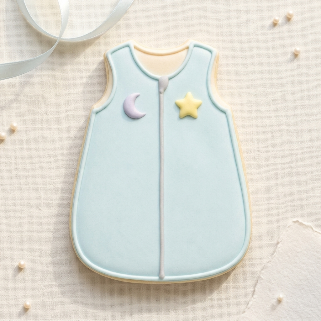 Baby Sleep Sack Cookie Cutter, 3D Printed Baby Shower Cutter