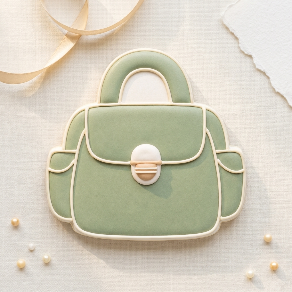 Diaper Bag Cookie Cutter, 3D Printed Baby Shower Cutter