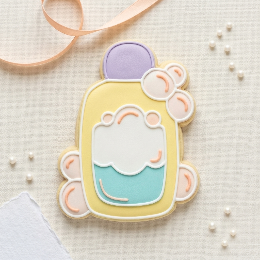 Baby Shampoo Bottle Cookie Cutter, 3D Printed Baby Shower Cutter