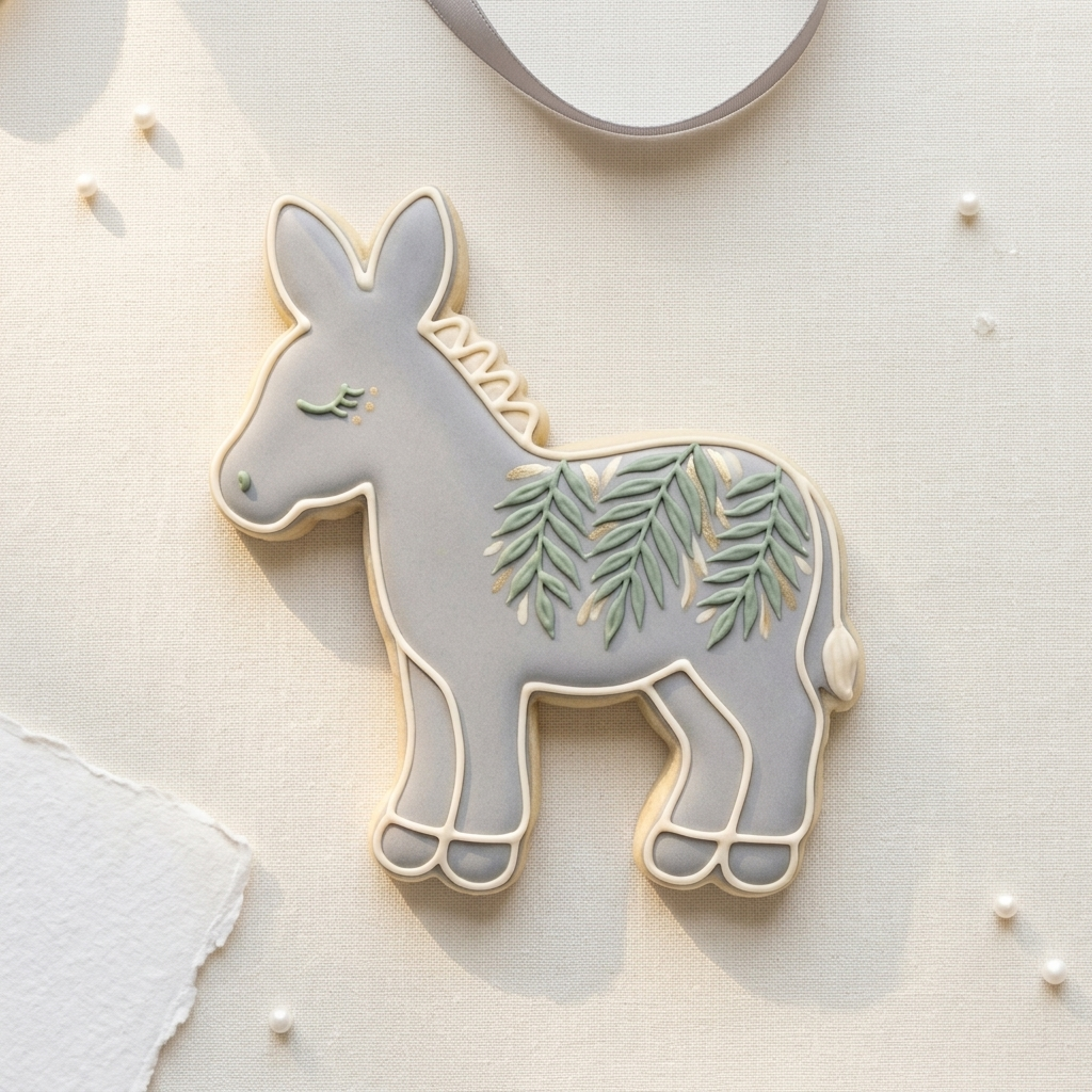 Palm Sunday Donkey Cookie Cutter, 3D Printed Easter Cutter