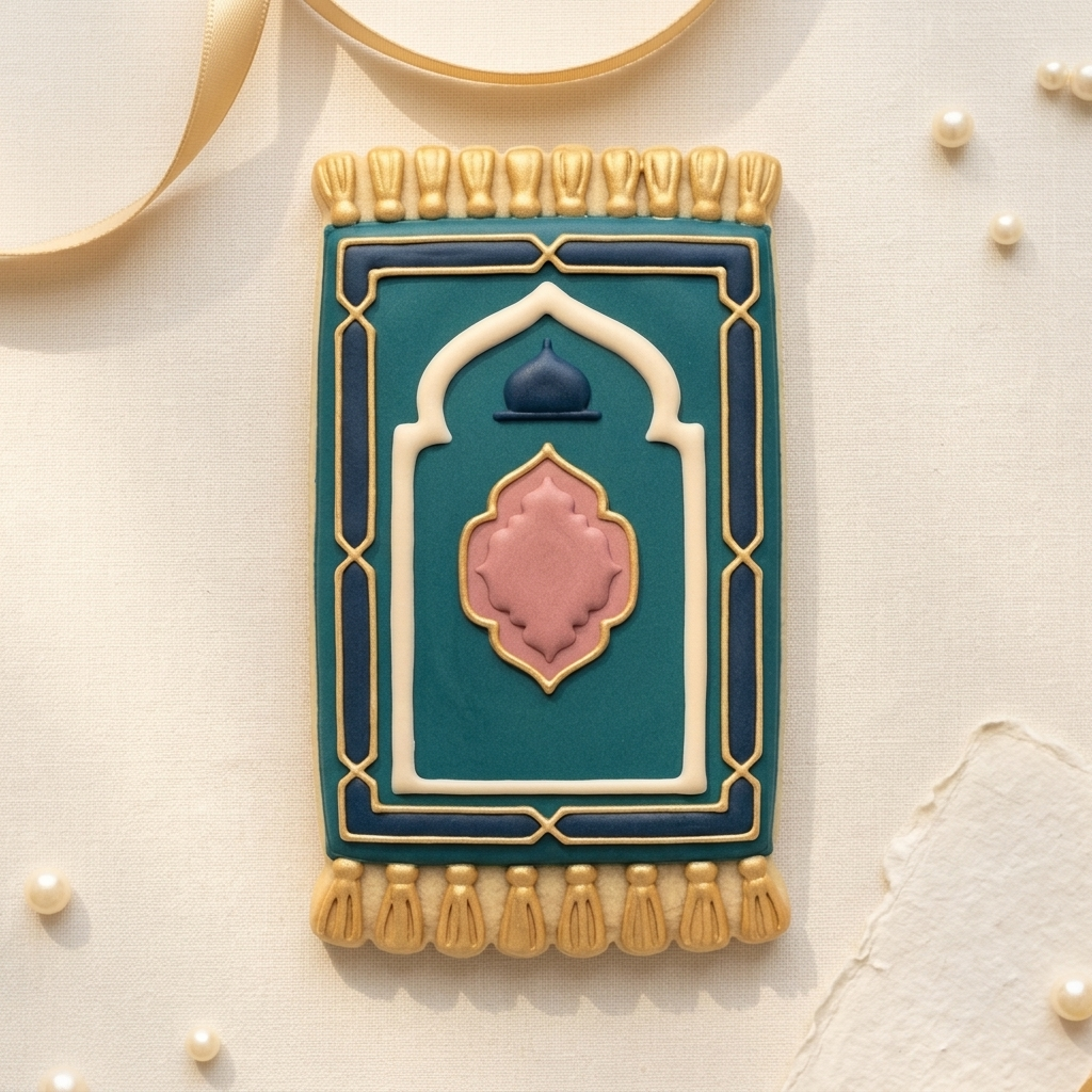 Prayer Rug Cookie Cutter, 3D Printed Ramadan Eid Cutter