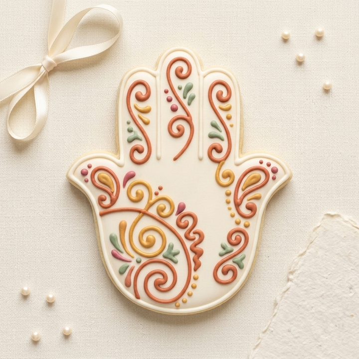 Henna Hand Cookie Cutter, 3D Printed Ramadan Eid Cutter