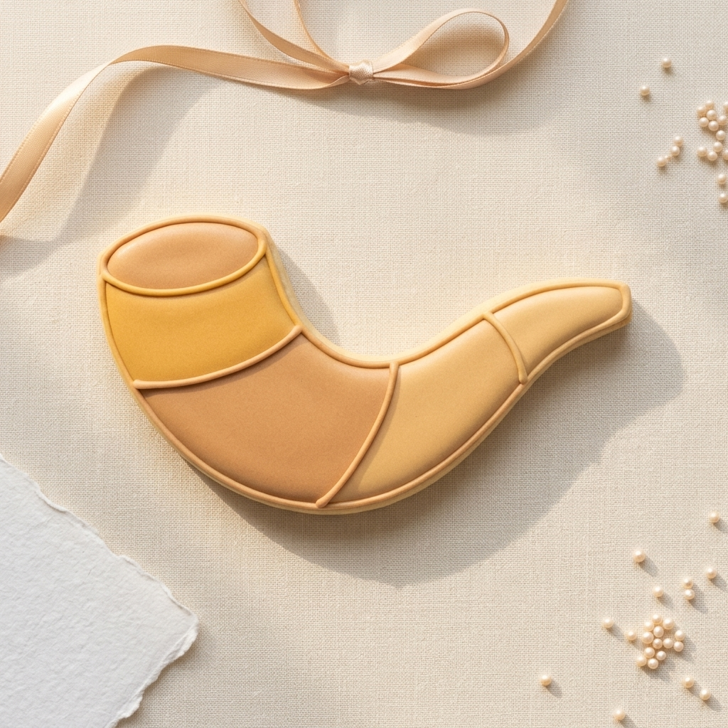 Shofar Cookie Cutter, 3D Printed Jewish Holiday Cutter