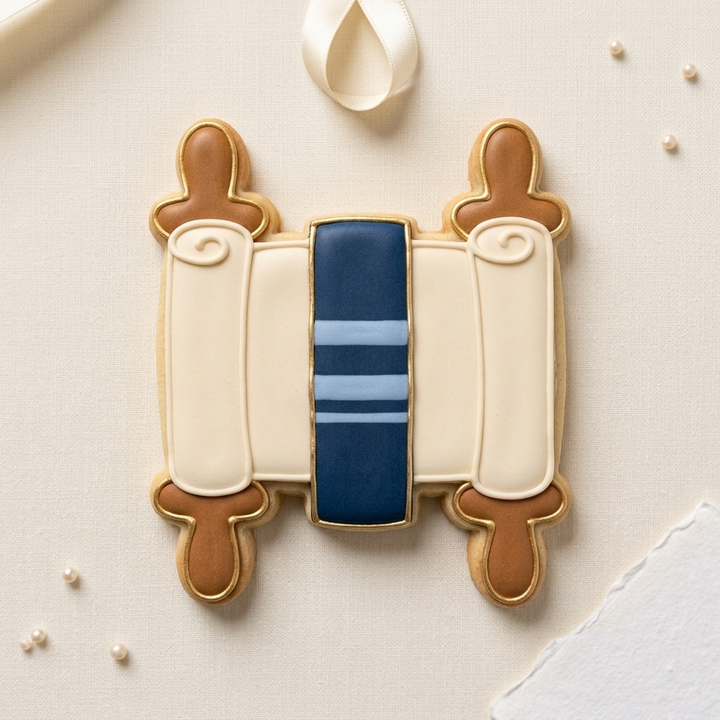 Torah Scroll Cookie Cutter, 3D Printed Jewish Holiday Cutter