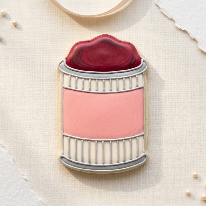 Cranberry Sauce Can Cookie Cutter, 3D Printed Thanksgiving Cutter