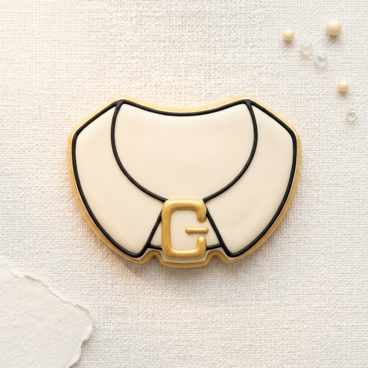 Pilgrim Collar Plaque Cookie Cutter, 3D Printed Thanksgiving Cutter