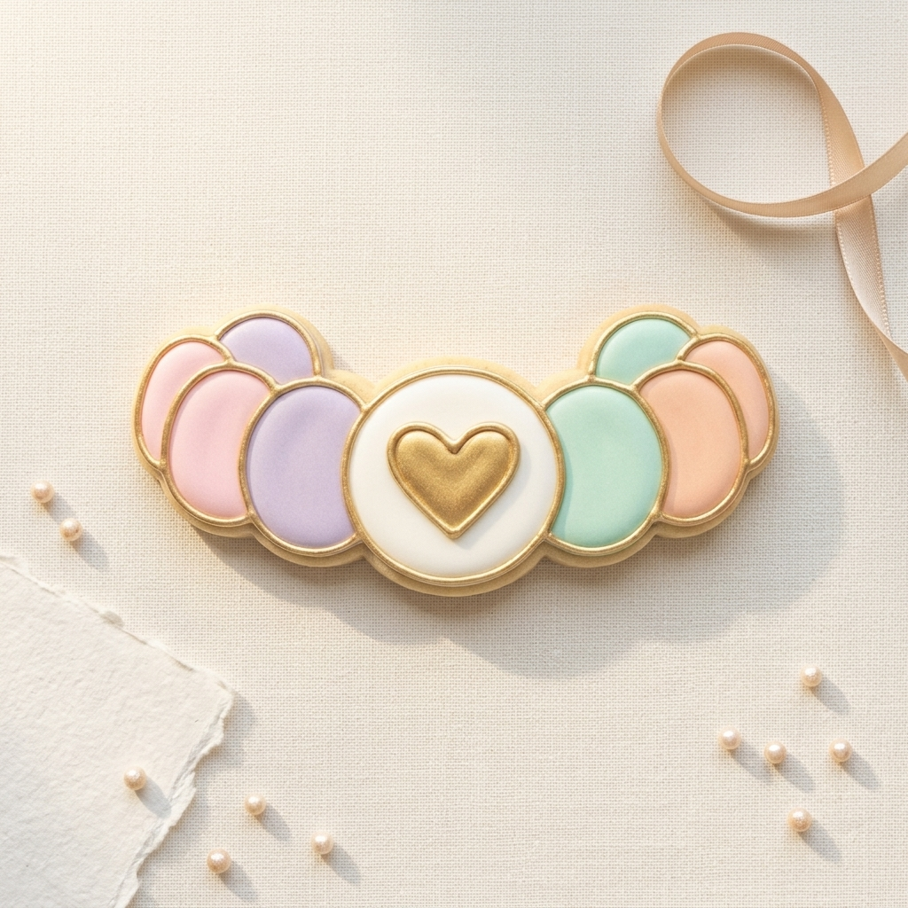 Friendship Bracelet Cookie Cutter, 3D Printed Valentine Cutter