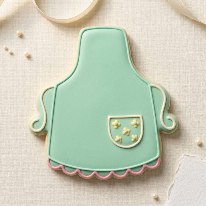 Grandma Apron Cookie Cutter, 3D Printed Family Gift Cutter