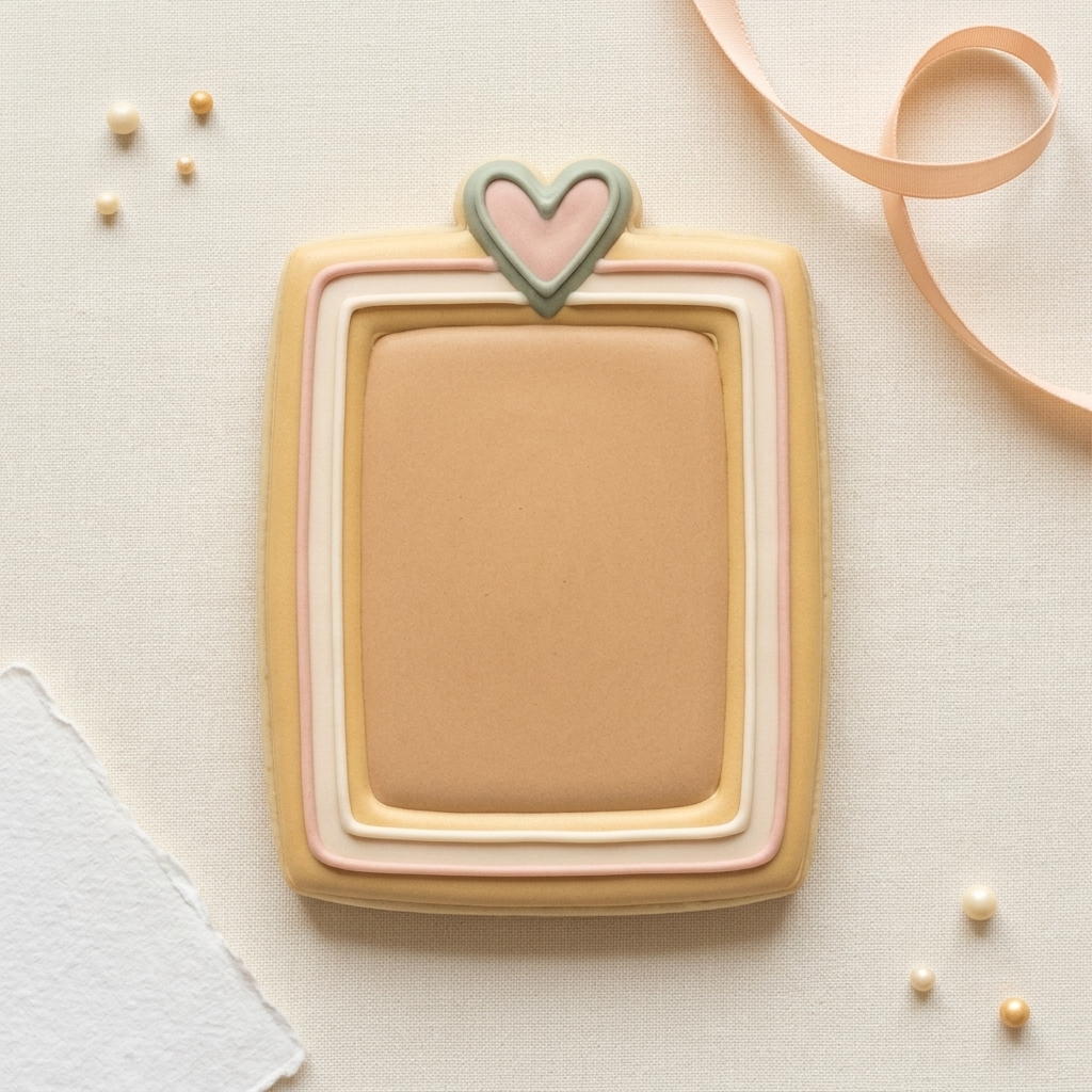 Family Photo Frame Cookie Cutter, 3D Printed Family Gift Cutter