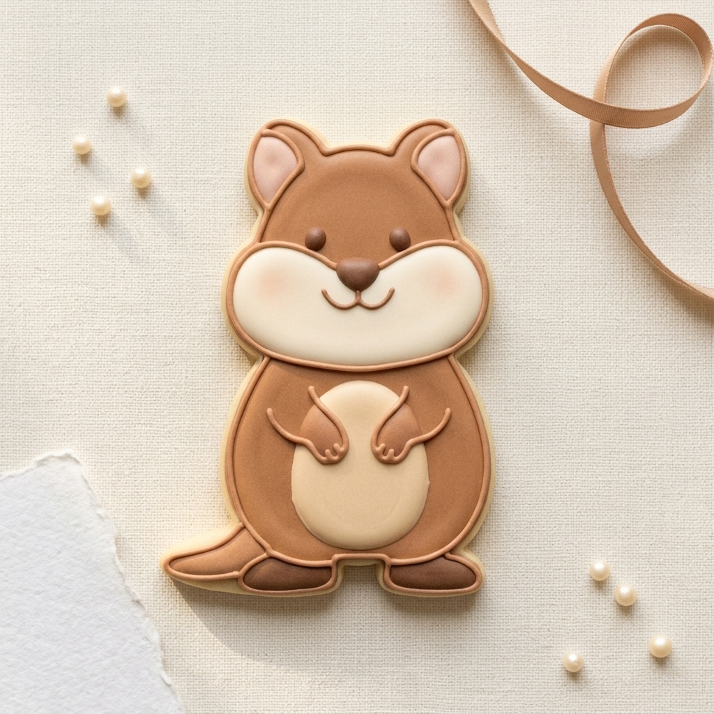 Quokka Cookie Cutter, 3D Printed Birthday Party Cutter
