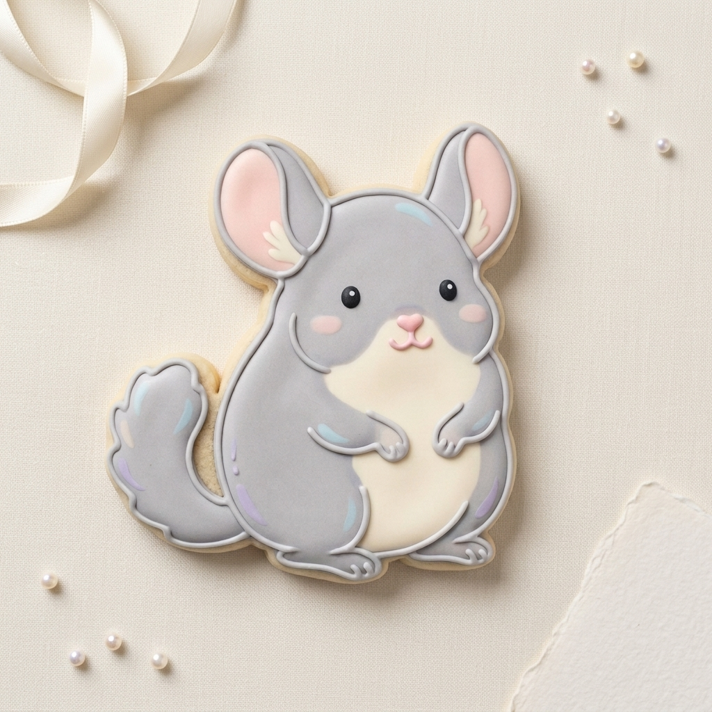 Chinchilla Cookie Cutter, 3D Printed Birthday Party Cutter