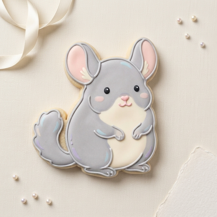 Chinchilla Cookie Cutter, 3D Printed Birthday Party Cutter