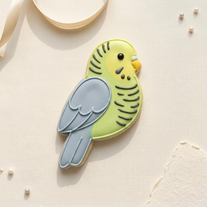 Budgie Bird Cookie Cutter, 3D Printed Birthday Party Cutter