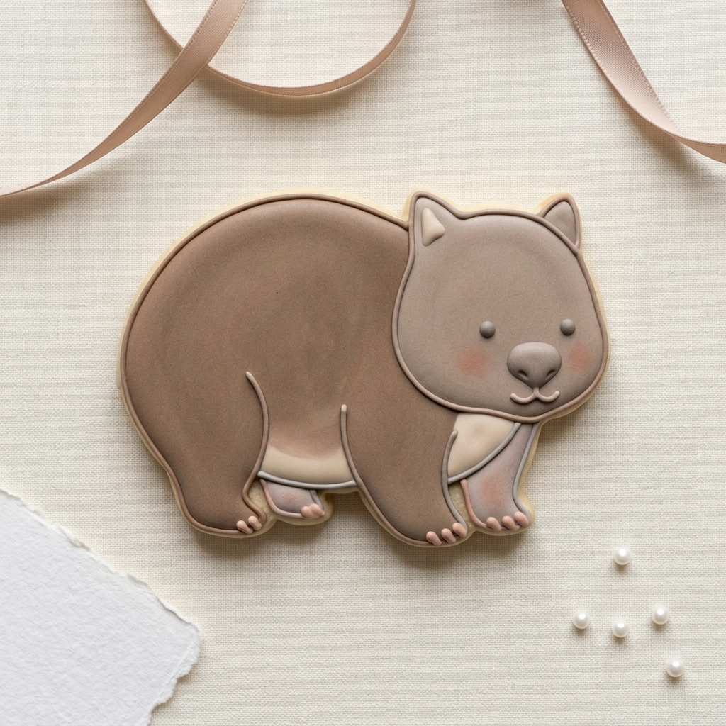 Wombat Cookie Cutter, 3D Printed Halloween Cutter