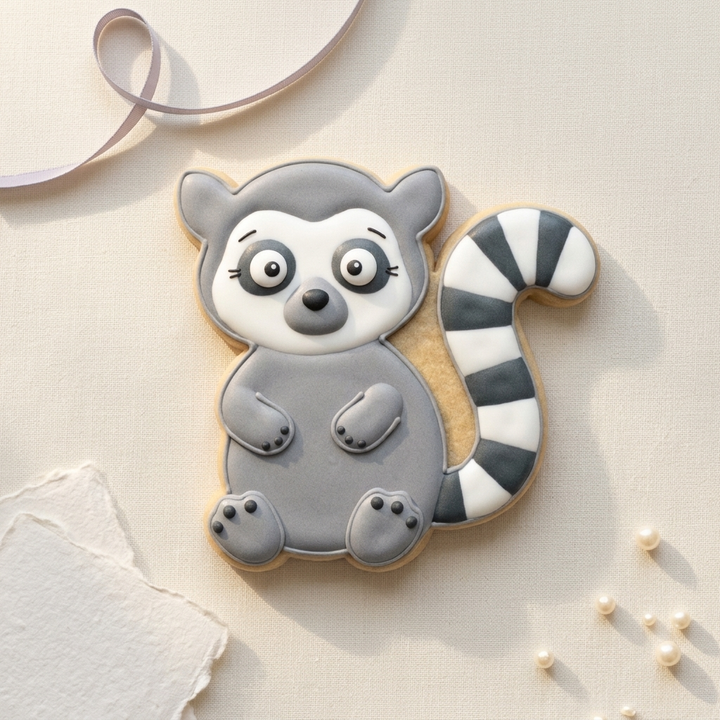 Lemur Cookie Cutter, 3D Printed Birthday Party Cutter