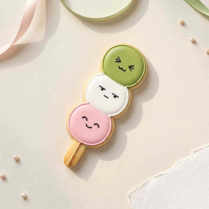 Dango Skewer Cookie Cutter, 3D Printed Food Theme Cutter