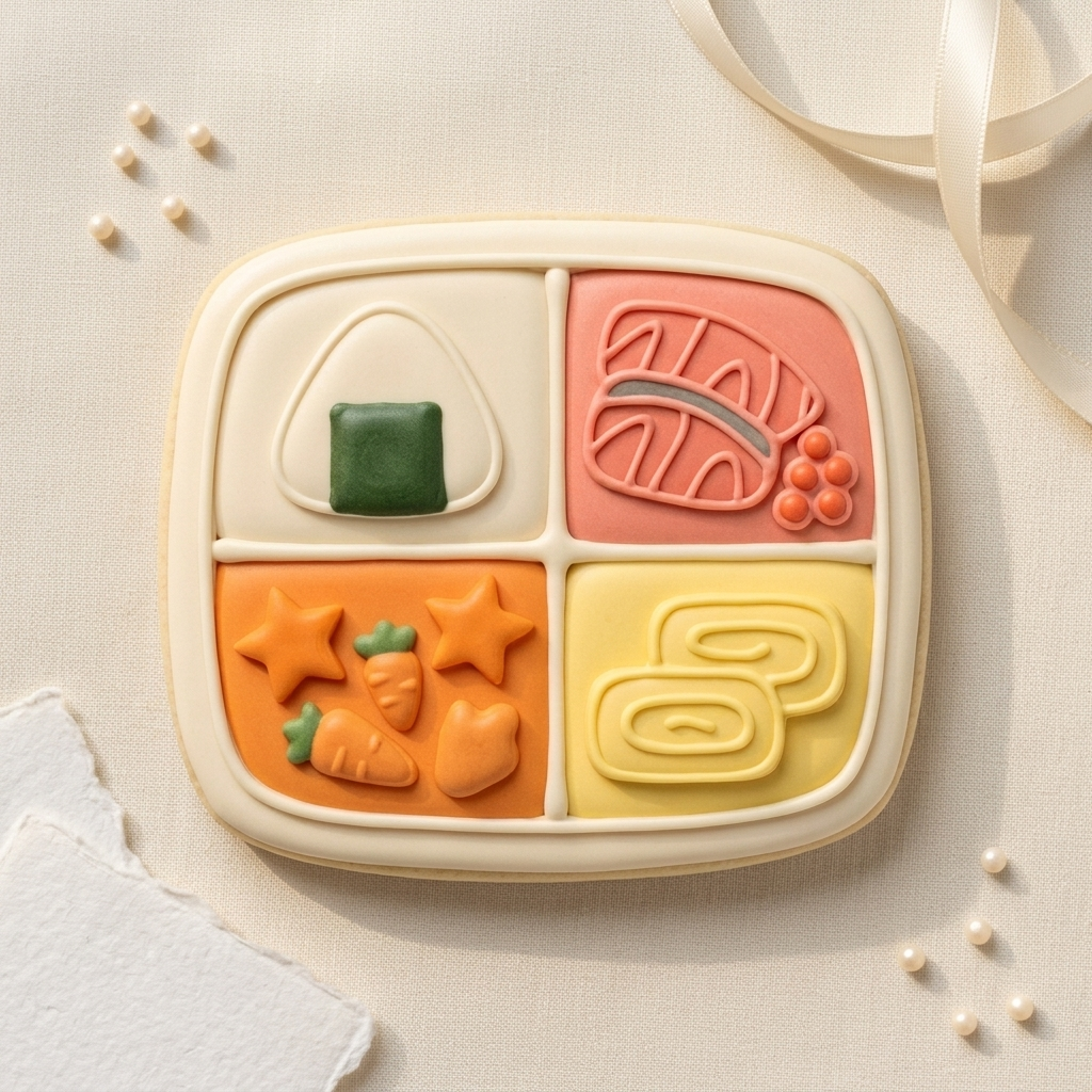Bento Box Cookie Cutter, 3D Printed Food Theme Cutter