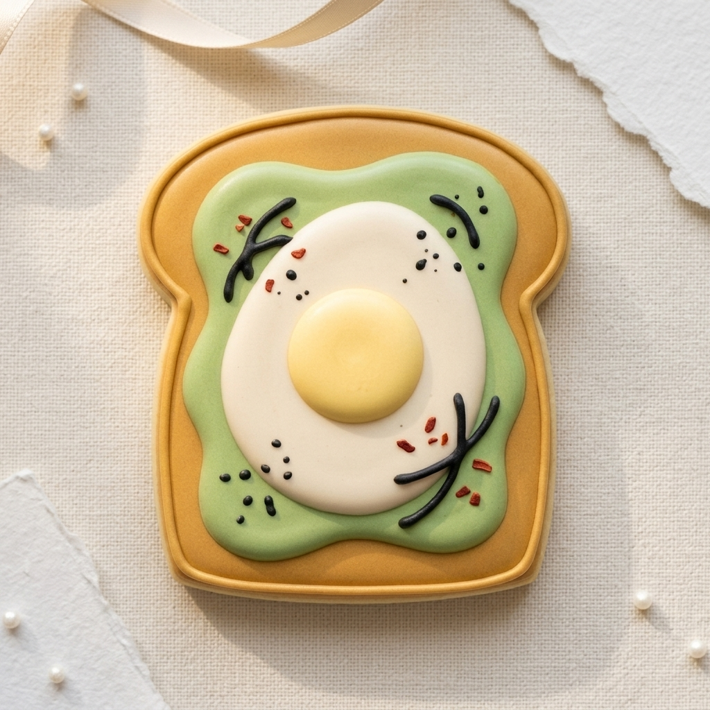 Avocado Toast Cookie Cutter, 3D Printed Food Theme Cutter