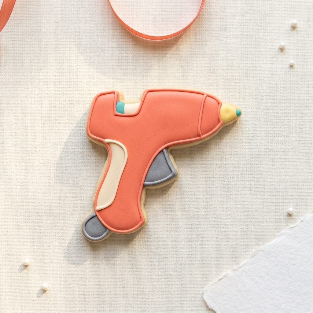 Glue Gun Cookie Cutter, 3D Printed School and Teacher Cutter