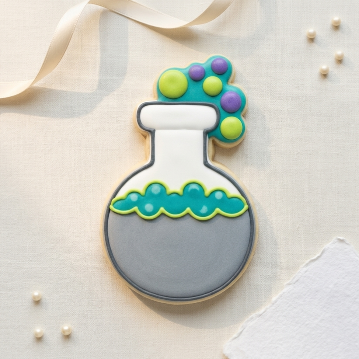 Science Beaker Cookie Cutter, 3D Printed Birthday Party Cutter
