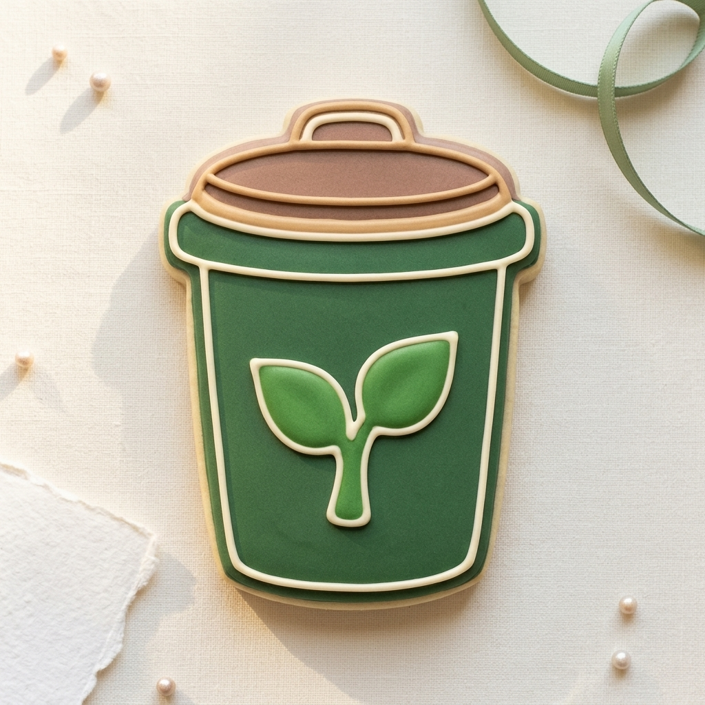 Compost Bin Cookie Cutter, 3D Printed Garden Theme Cutter