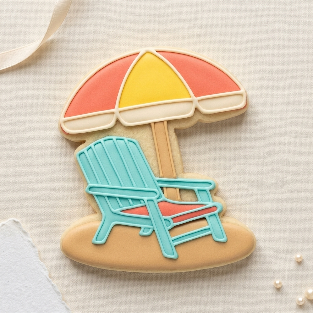 Beach Day Vacation Sextet Cookie Cutter Set 3D Printed Bundle
