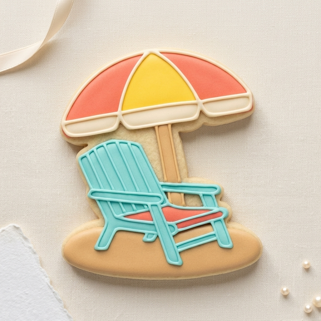 Beach Day Vacation Sextet Cookie Cutter Set 3D Printed Bundle