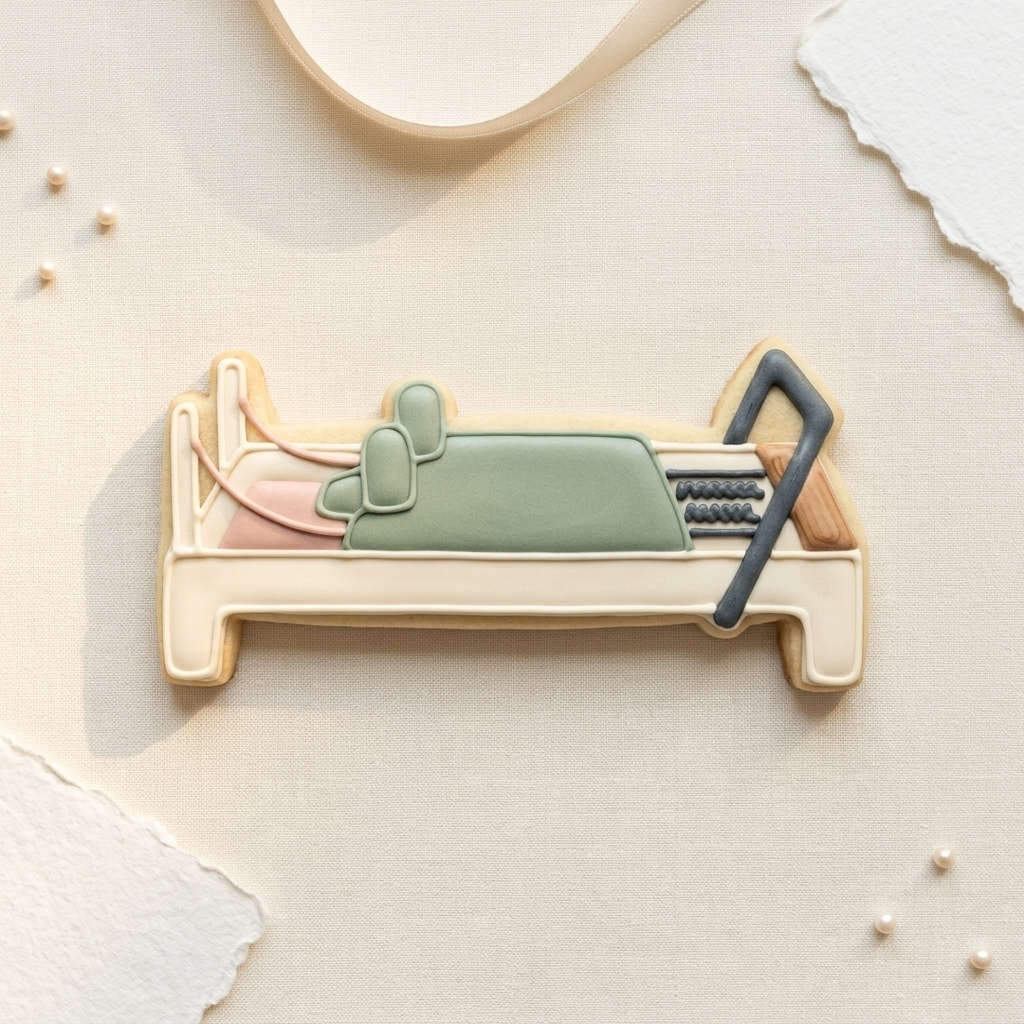 Pilates Reformer Cookie Cutter, 3D Printed Cutter for Fondant