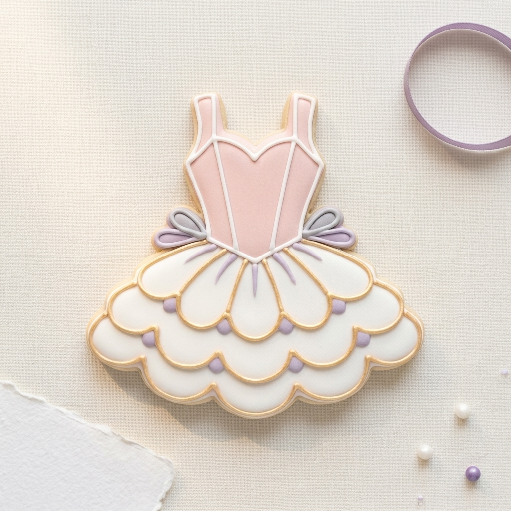 Ballet Tutu Cookie Cutter, 3D Printed Birthday Party Cutter