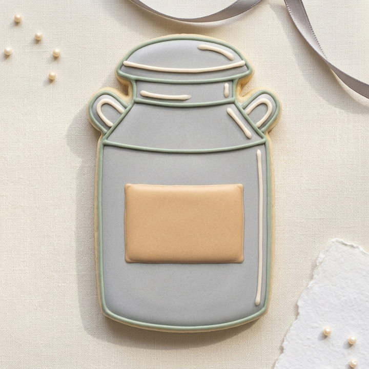 Farmhouse Milk Can Cookie Cutter, 3D Printed Food Theme Cutter