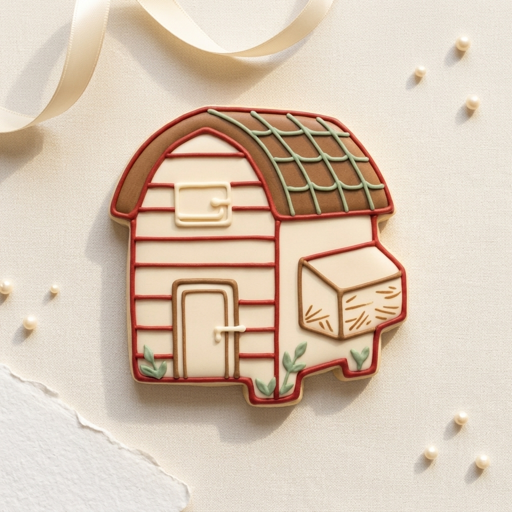Chicken Coop Cookie Cutter, 3D Printed Easter Cutter