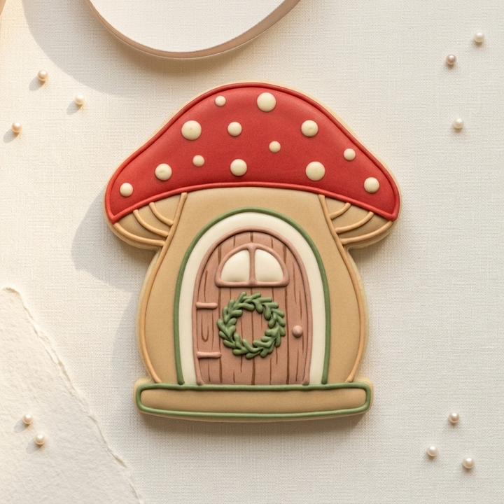 Mushroom Cottage Door Cookie Cutter, 3D Printed Animals Cutter