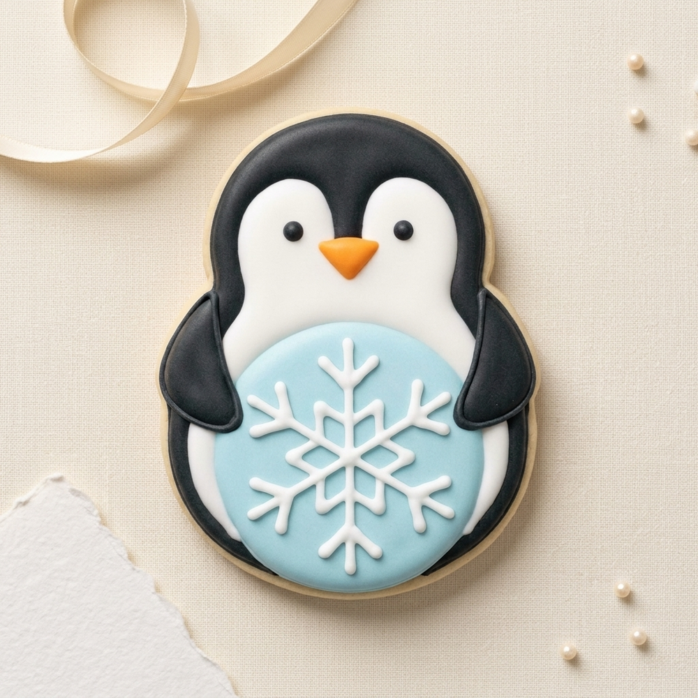Snowman and Snowflake Christmas Sextet Cookie Cutter Set 3D Printed Bundle