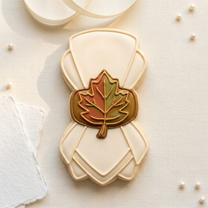 Autumn Napkin Ring Cookie Cutter, 3D Printed Thanksgiving Cutter