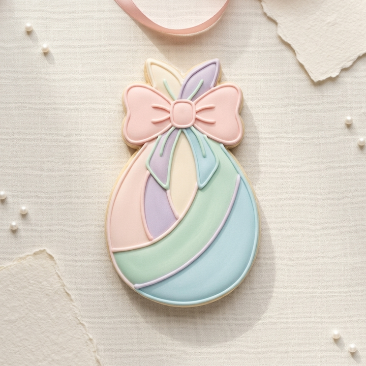 Baby Bow Swaddle Cookie Cutter, 3D Printed Baby Shower Cutter