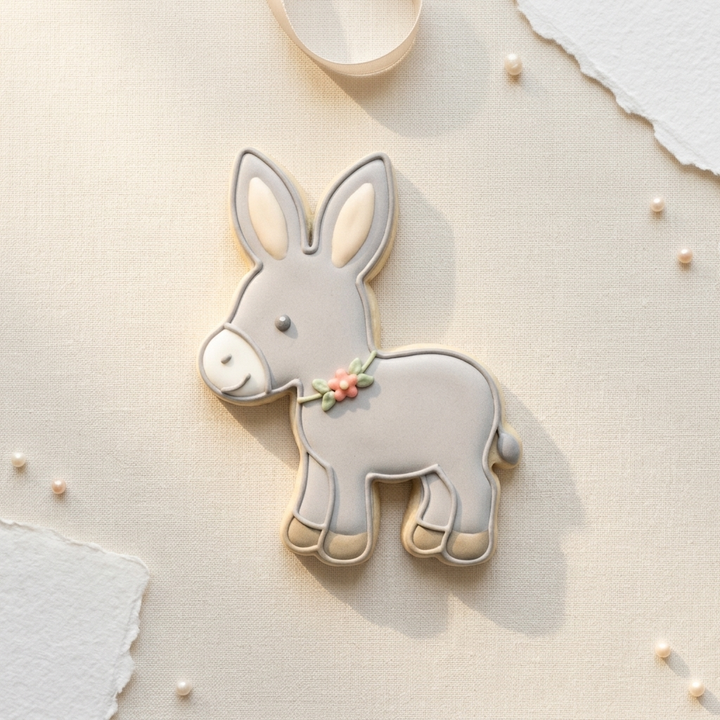 Mini Donkey Cookie Cutter, 3D Printed Birthday Party Cutter