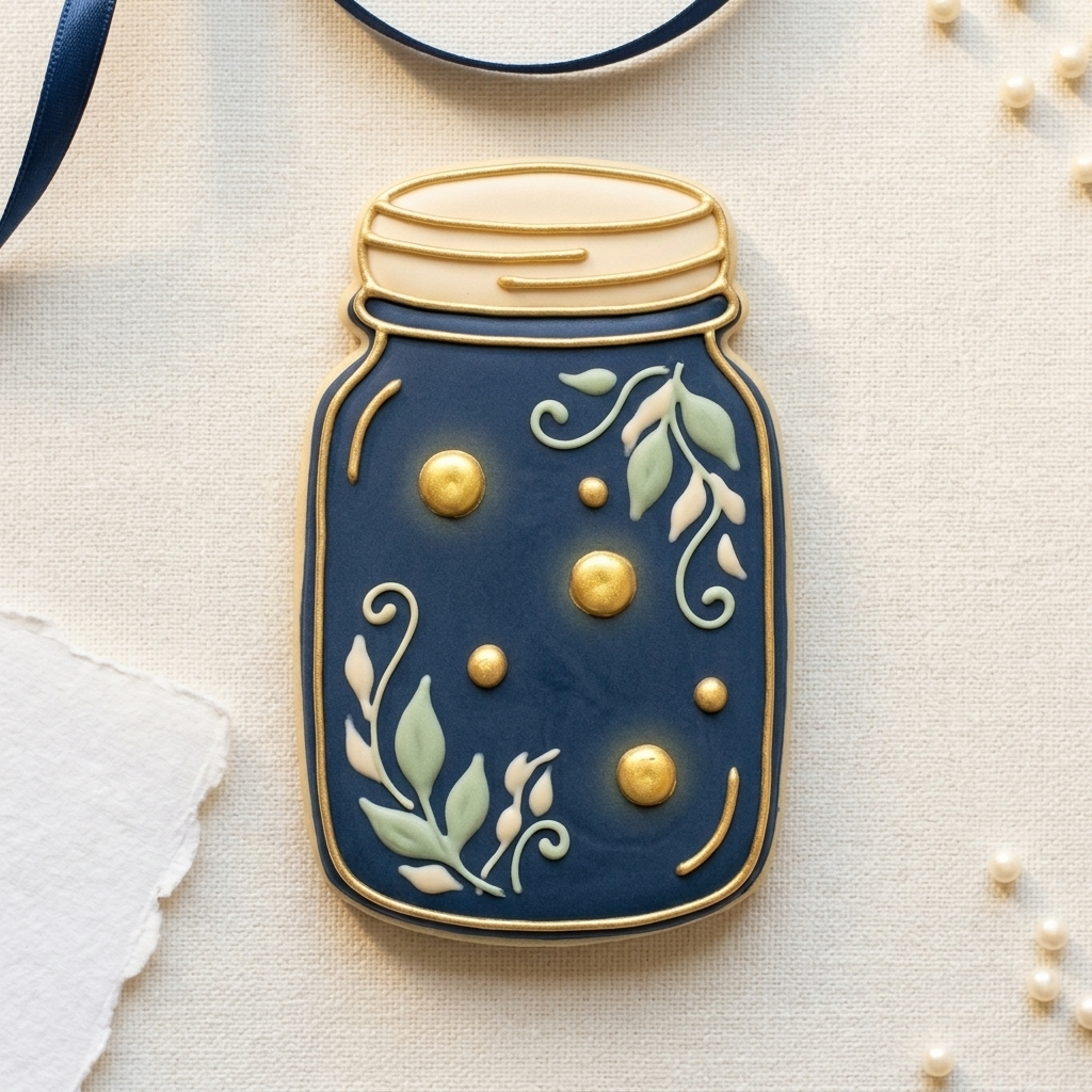 Firefly Jar Cookie Cutter, 3D Printed Travel Theme Cutter