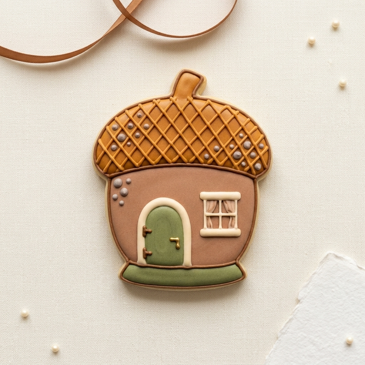 Acorn House Cookie Cutter, 3D Printed Fairy Garden